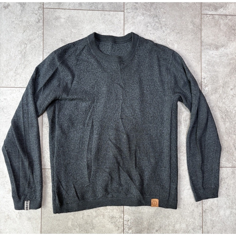 Paka Lightweight Crew Alpaca Blend Sweater Unisex Medium Hiking Gorpcore